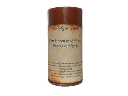 Frankincense & Myrrh Candle | Handmade + Organic | Lailokens Awen Sale