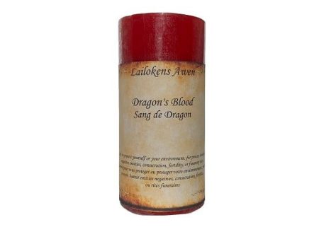 Dragons Blood Candle | Handmade + Organic | Lailokens Awen Fashion