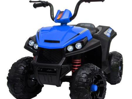 Electric Ride-On ATV Quad Bike for Kids | Battery Powered | Black and Blue Color | ROVO KIDS Brand Fashion