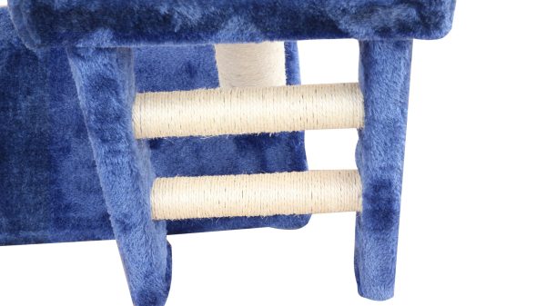 Blue Cat Scratching Post Tree | 100cm Scratcher House For Sale