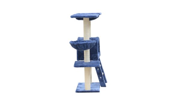 Blue Cat Scratching Post Tree | 100cm Scratcher House For Sale